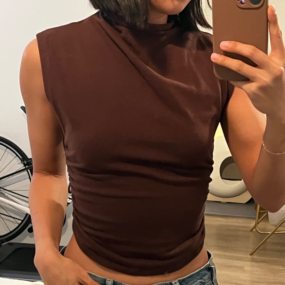 Reformation Chocolate Brown Tank Top
